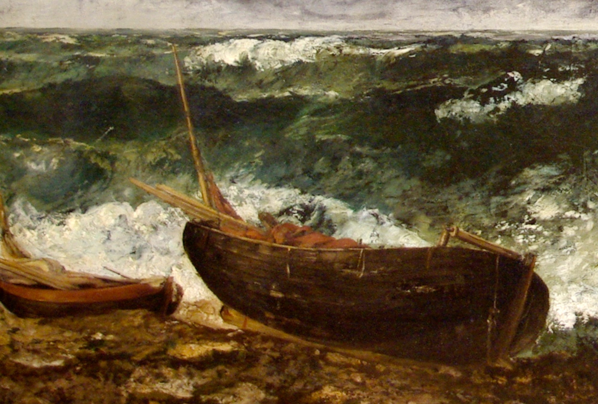 Gustave Courbet Fine Art Print, The Stormy Sea