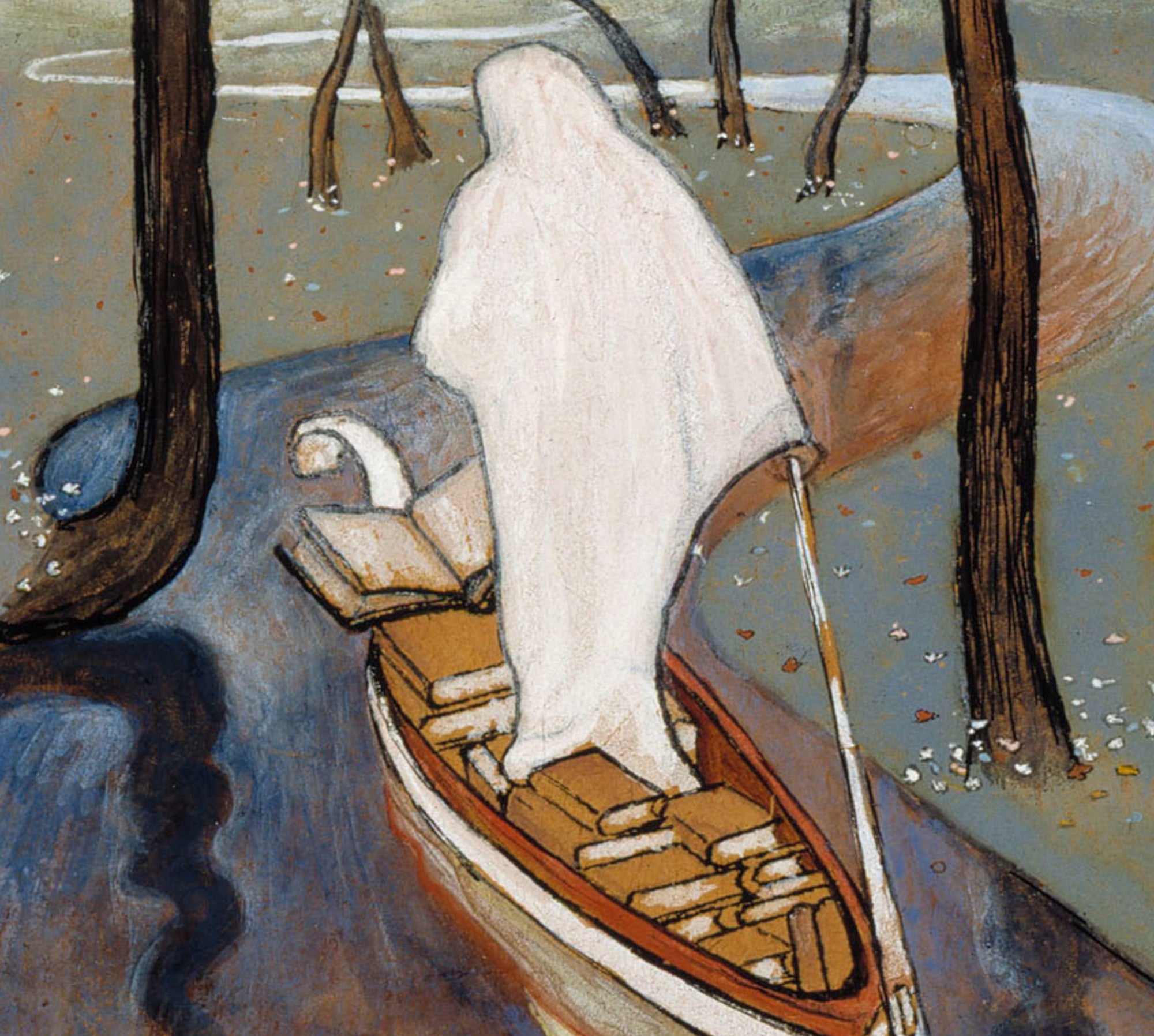 Hugo Simberg Fine Art Print, The Stream of Life, On the River of Life