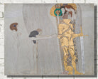 Gustav Klimt, Beethoven Frieze, The Sufferings of Weak Mankind' and 'The Well-armed Strong One'