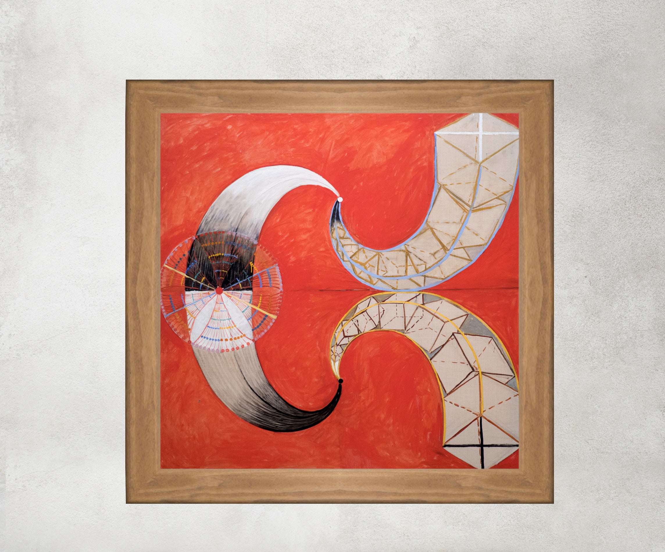 Hilma Af Klint Abstract Framed Art Print, No 9 Swan