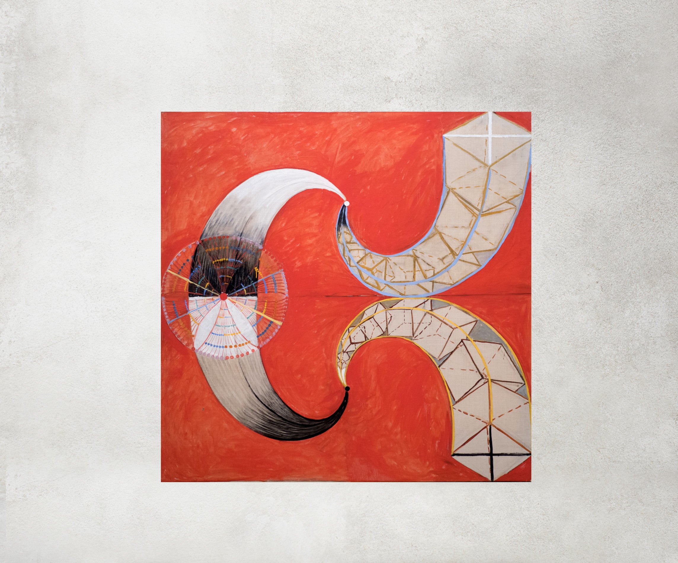 Hilma Af Klint Abstract Framed Art Print, No 9 Swan
