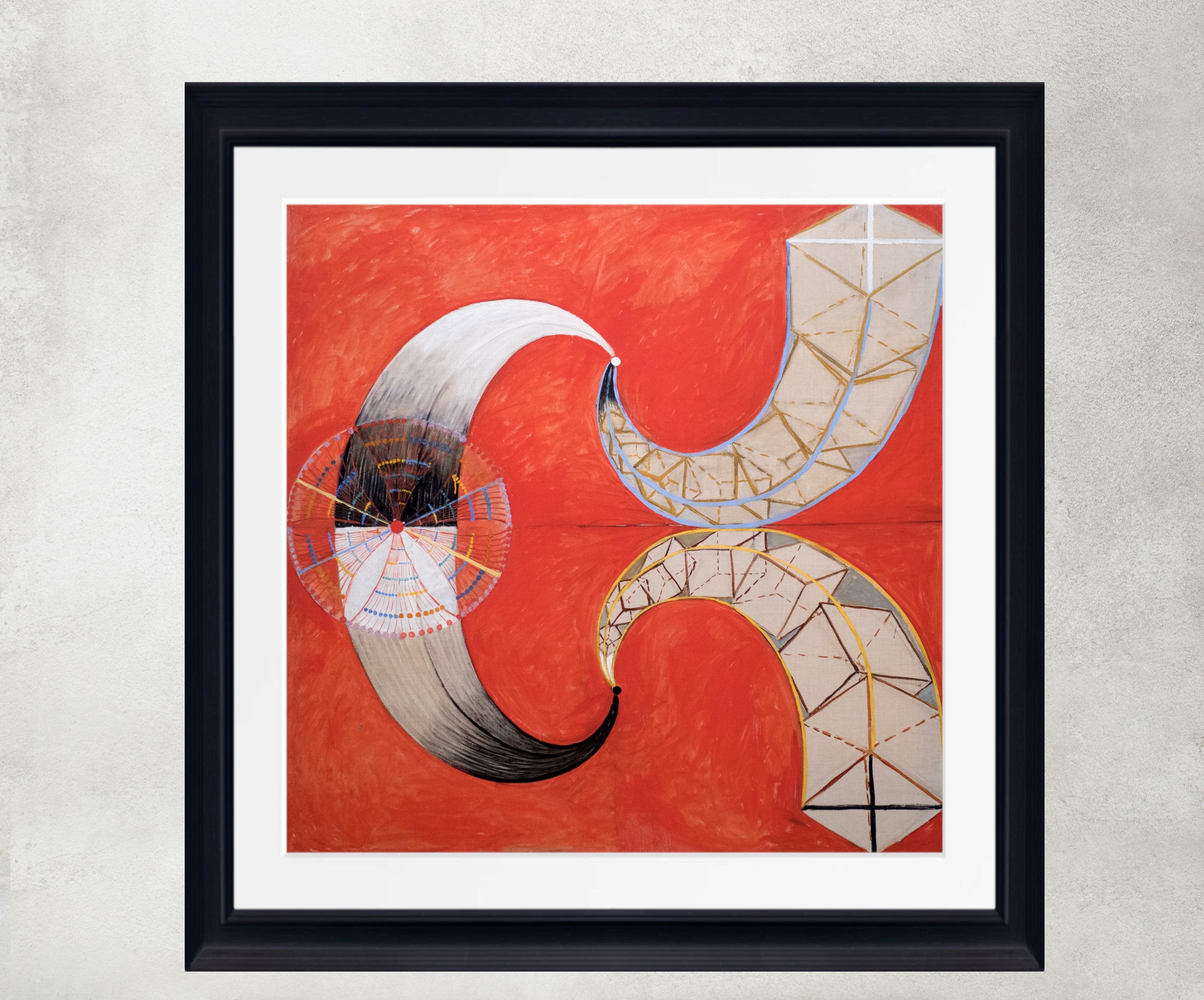 Hilma Af Klint Abstract Framed Art Print, No 9 Swan