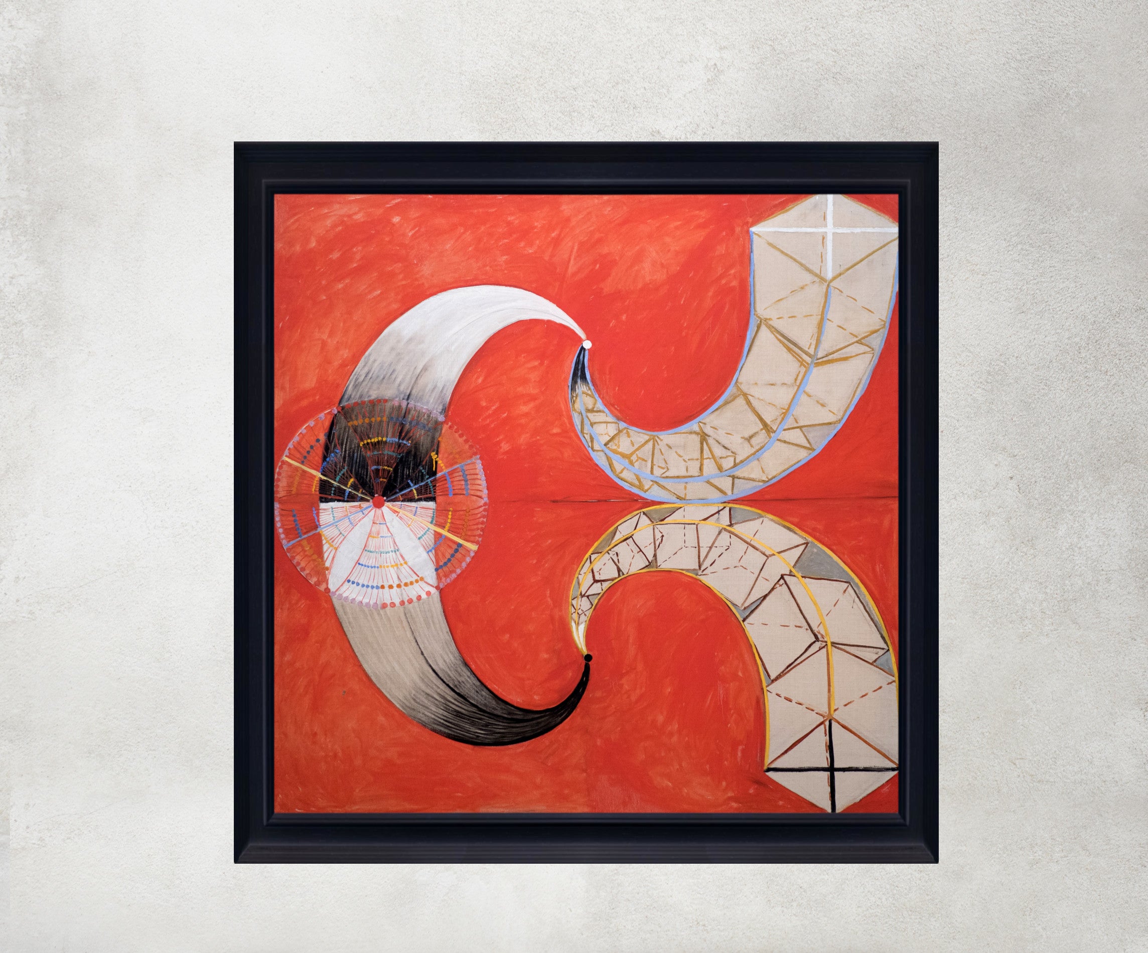 Hilma Af Klint Abstract Framed Art Print, No 9 Swan