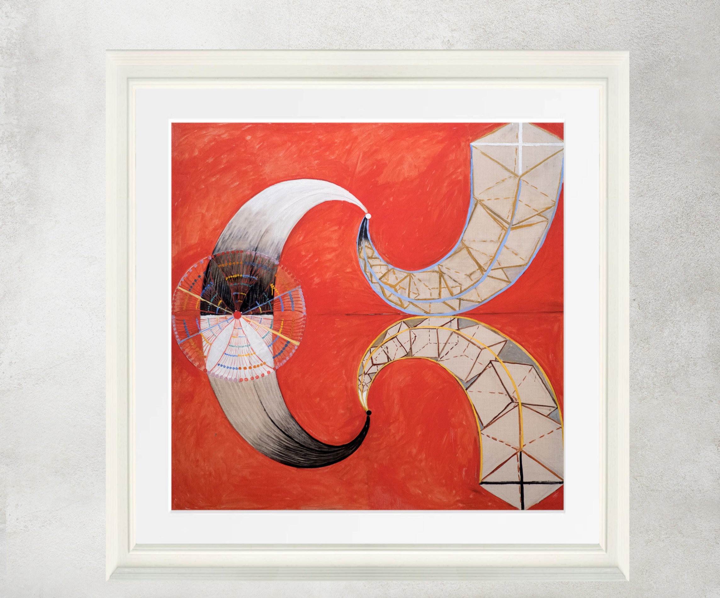 Hilma Af Klint Abstract Framed Art Print, No 9 Swan