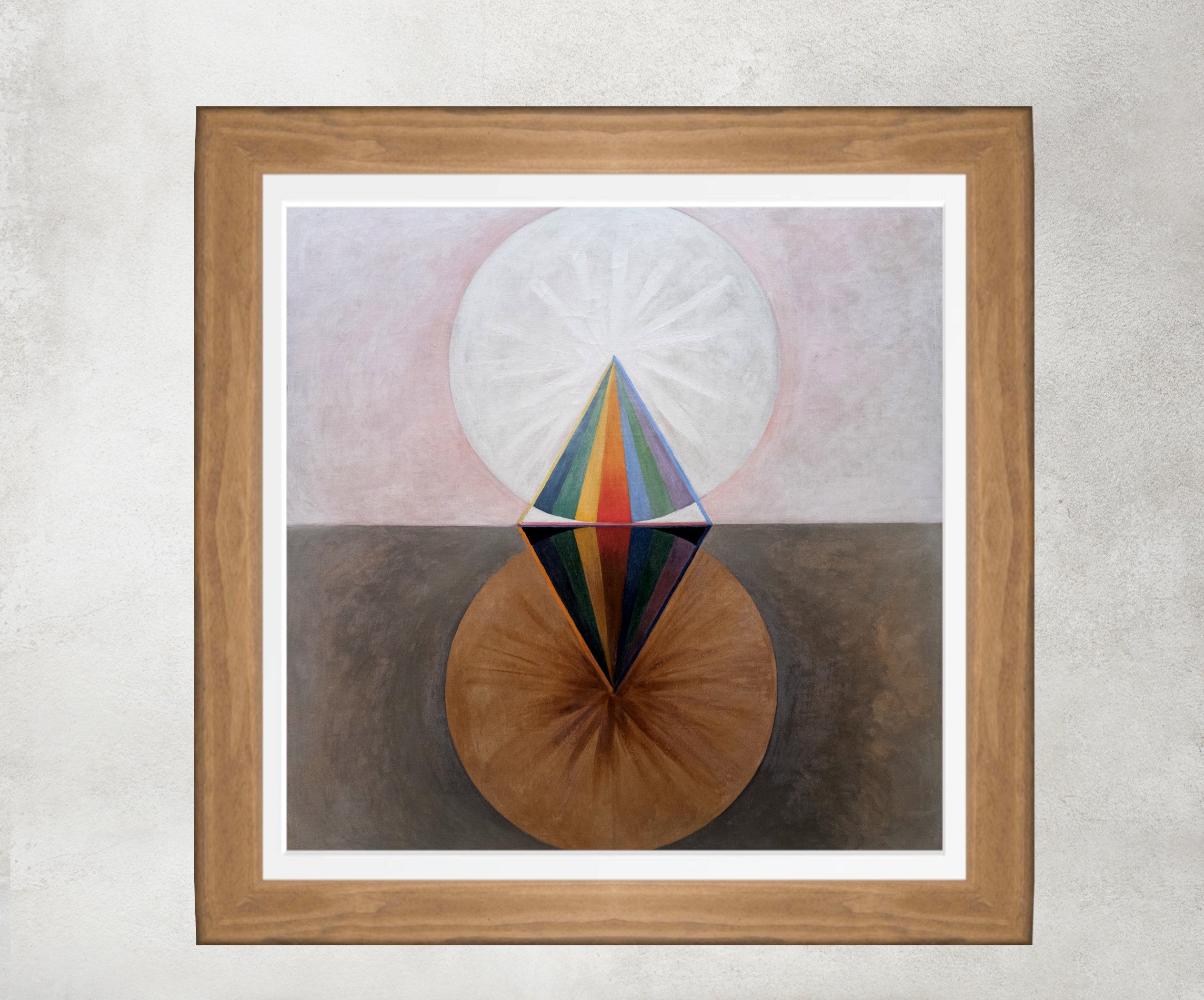 Hilma Af Klint Abstract Framed Art Print, No 12 Swan