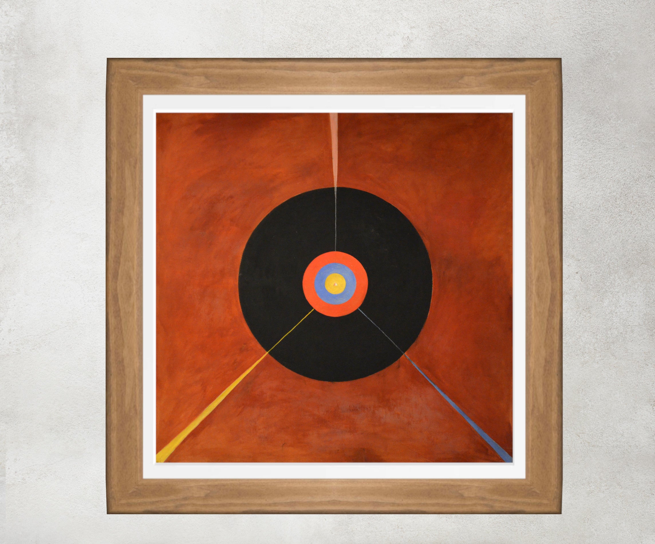 Hilma Af Klint Abstract Framed Art Print, No 18 Swan