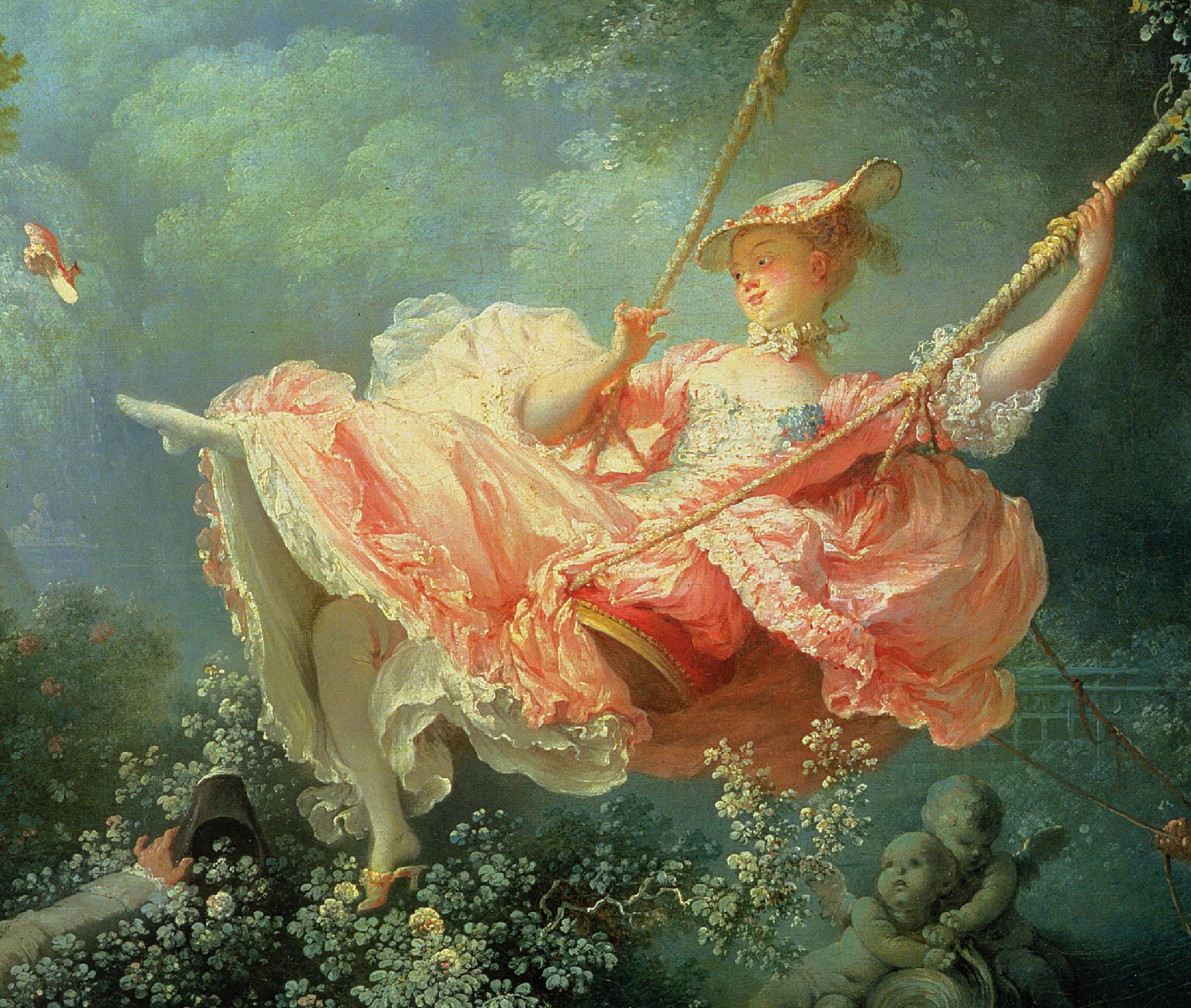 Jean-Honoré Fragonard Fine Art Print, The Swing
