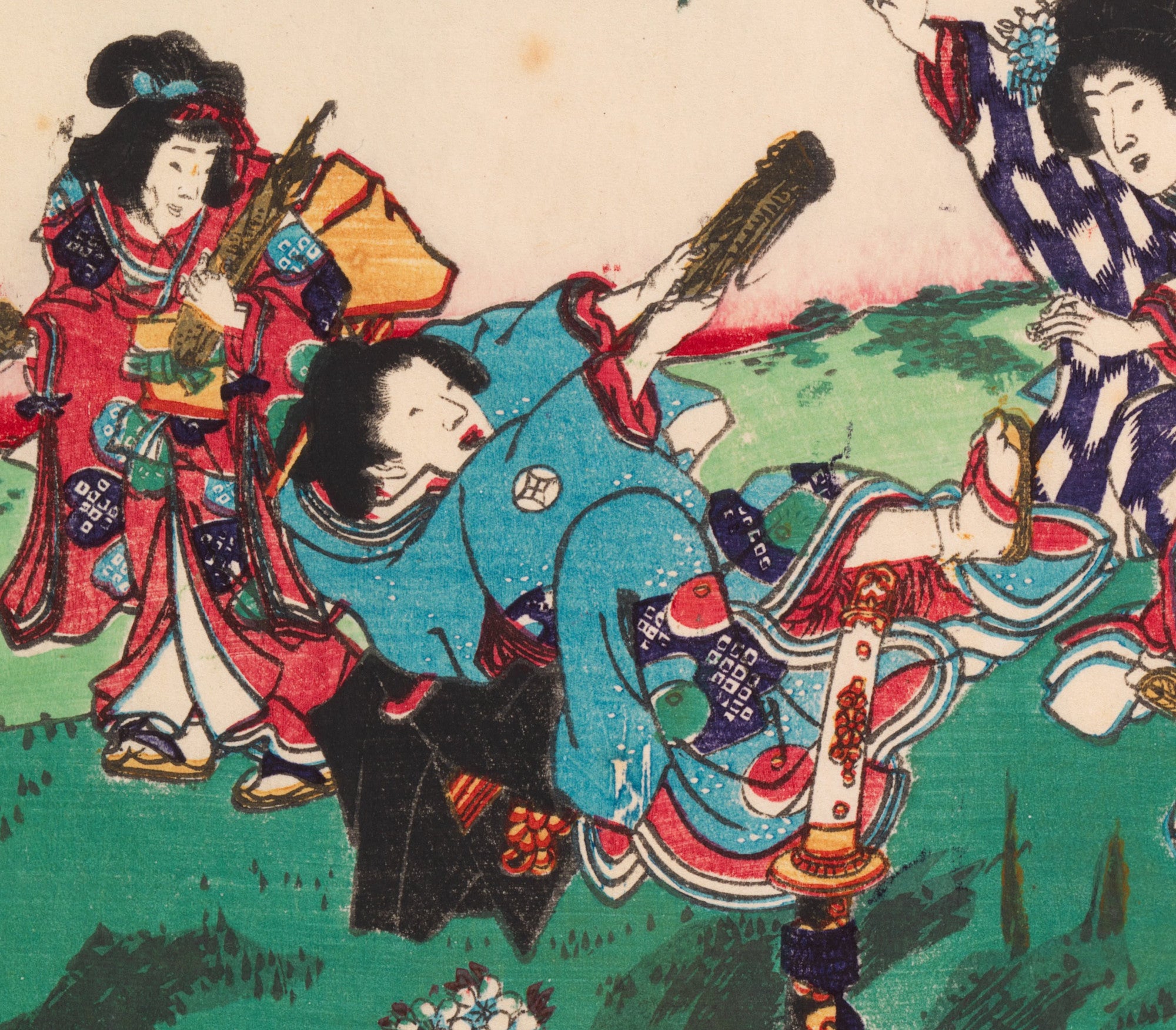 Toyohara Kunichika, Japanese Art Print : The Tale of Genji