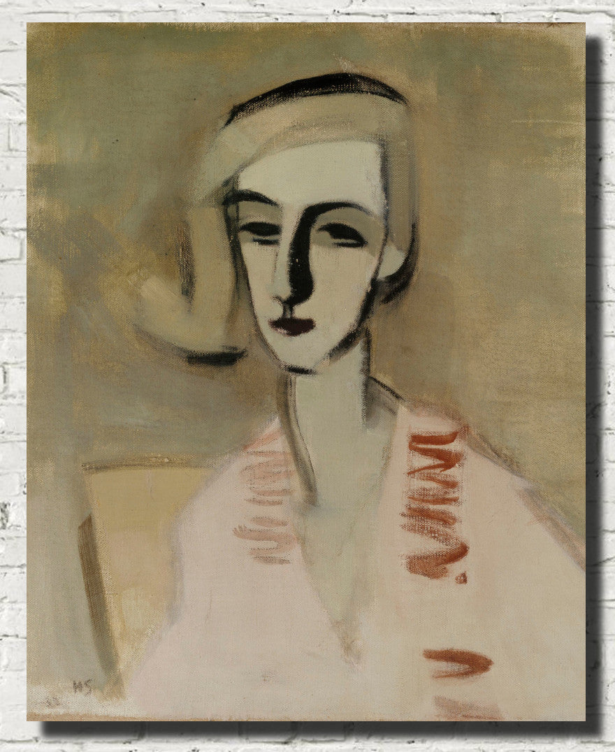 Helene Schjerfbeck Fine Art Print, The Teacher