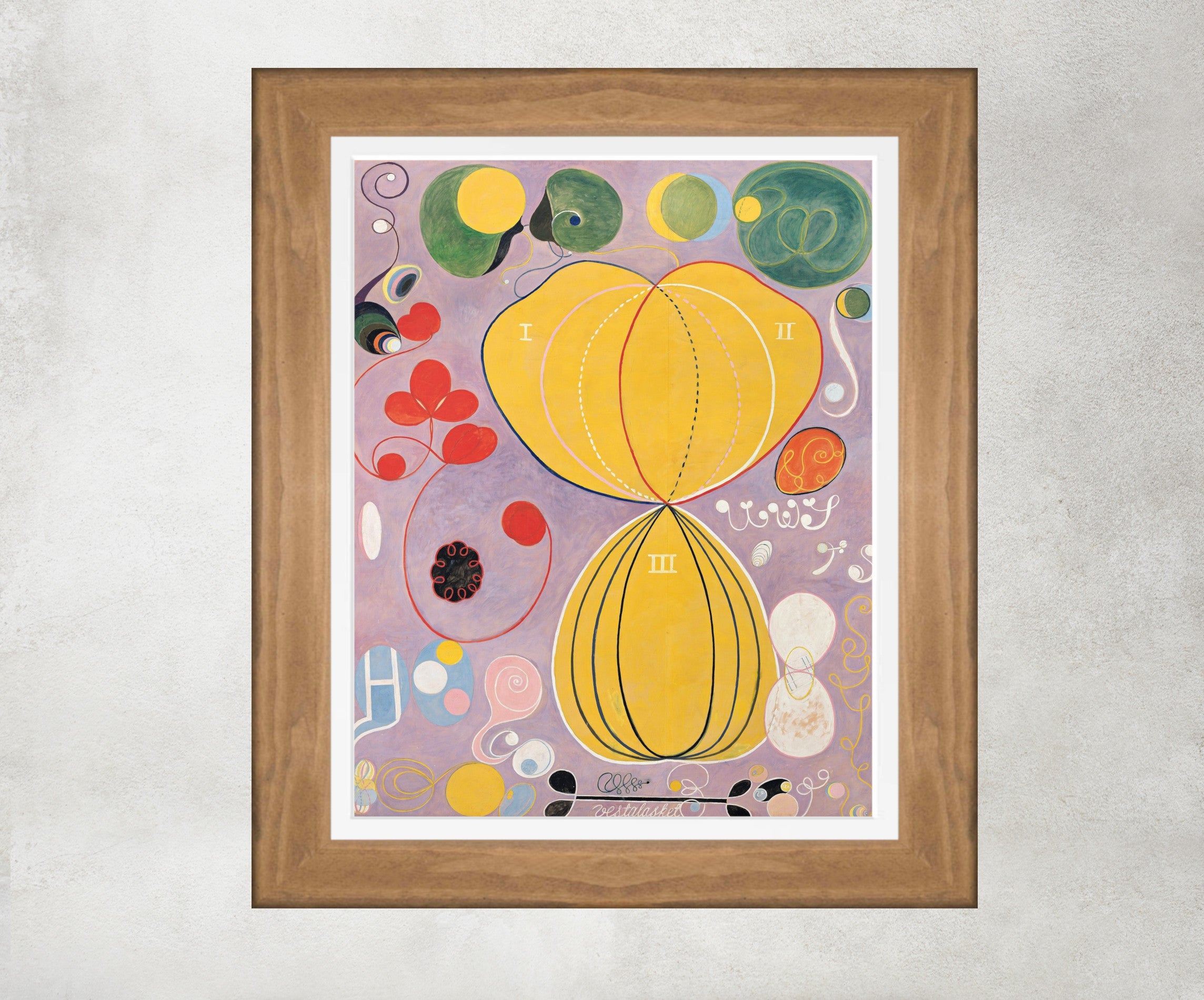Hilma Af Klint Abstract Framed Art Print, The Ten Largest, No. 7 Adulthood