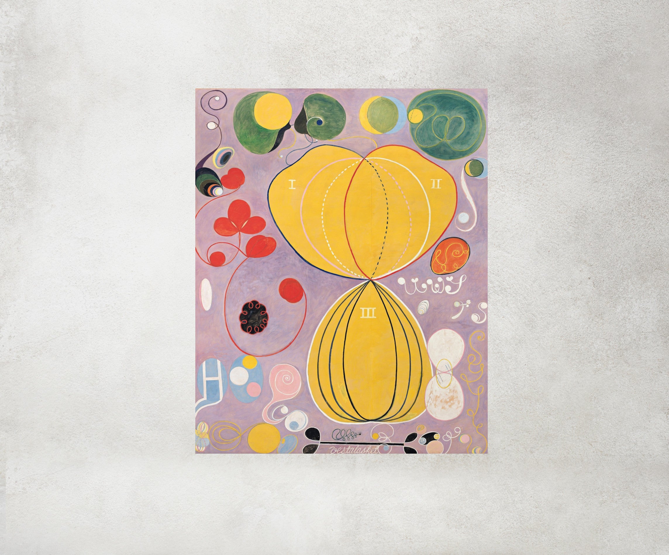 Hilma Af Klint Abstract Framed Art Print, The Ten Largest, No. 7 Adulthood