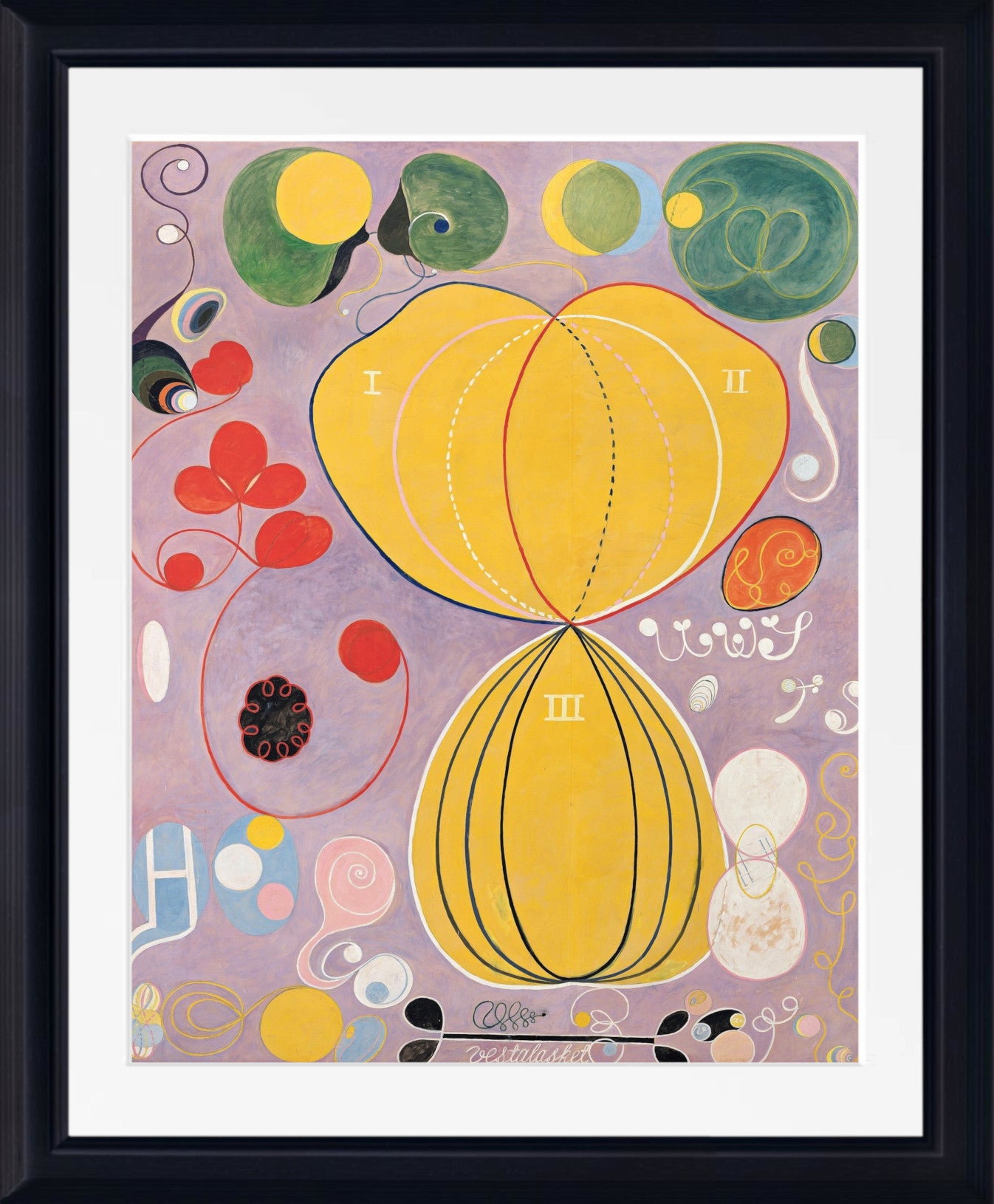 Hilma Af Klint Abstract Framed Art Print, The Ten Largest, No. 7 Adulthood