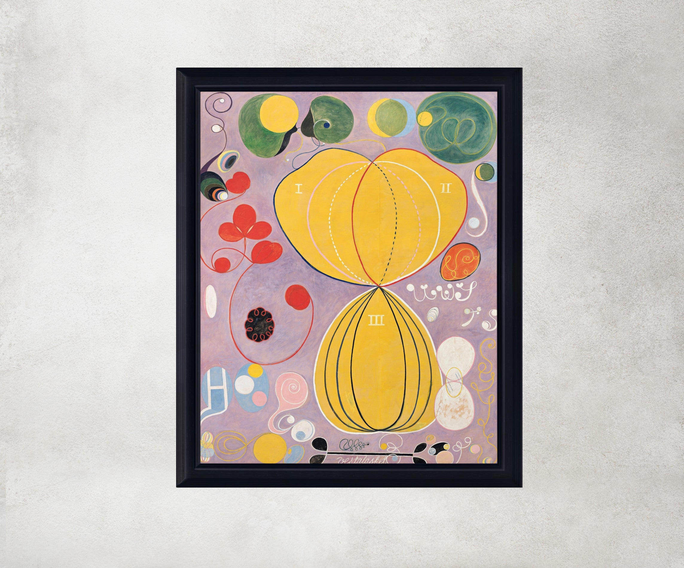 Hilma Af Klint Abstract Framed Art Print, The Ten Largest, No. 7 Adulthood