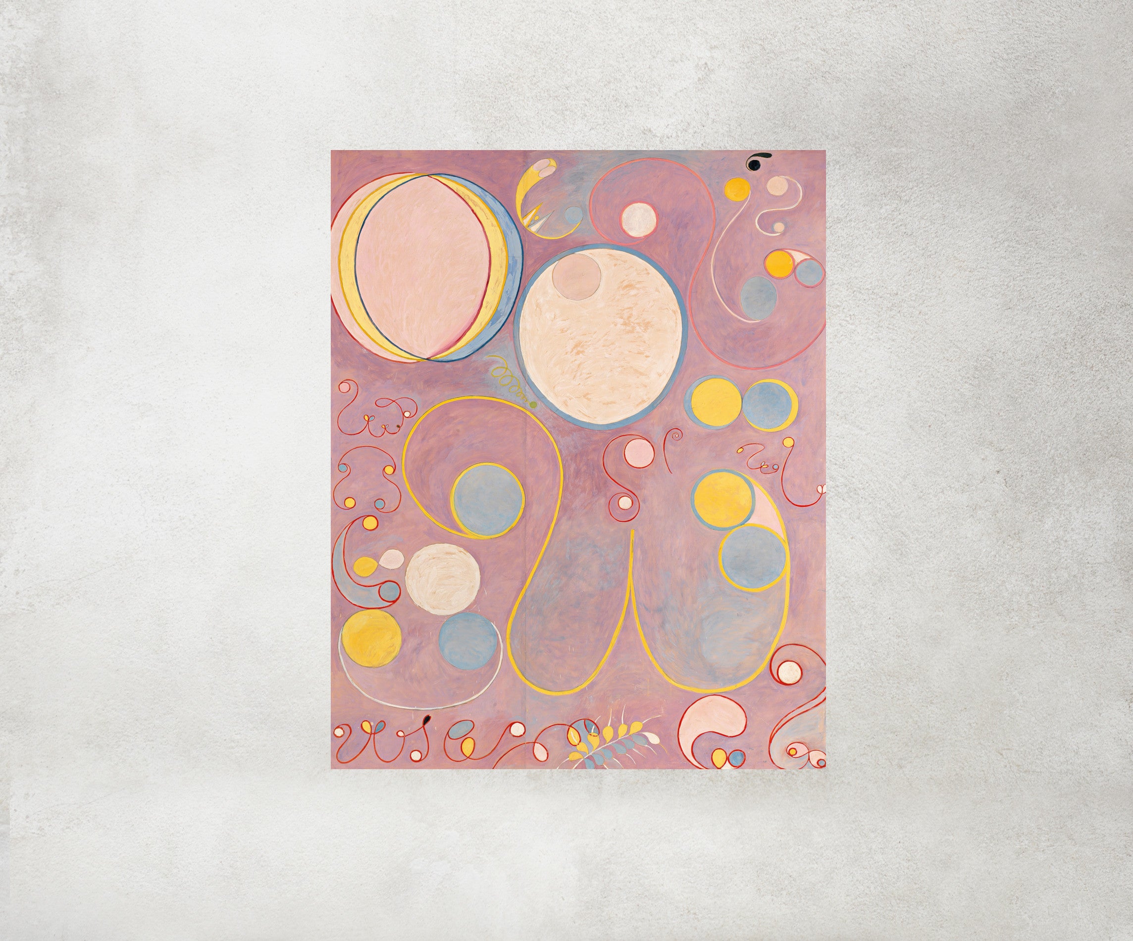 Hilma Af Klint Abstract Framed Art Print, The Ten Largest, No. 8 Adulthood