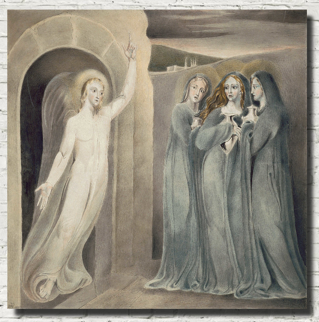 The Angel appearing to the Three Mary's at the Sepulchre, William Blake