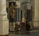 Gerard Houckgeest Baroque Fine Art Print, The Tomb of William the Silent in the Nieuwe Kerk in Delft