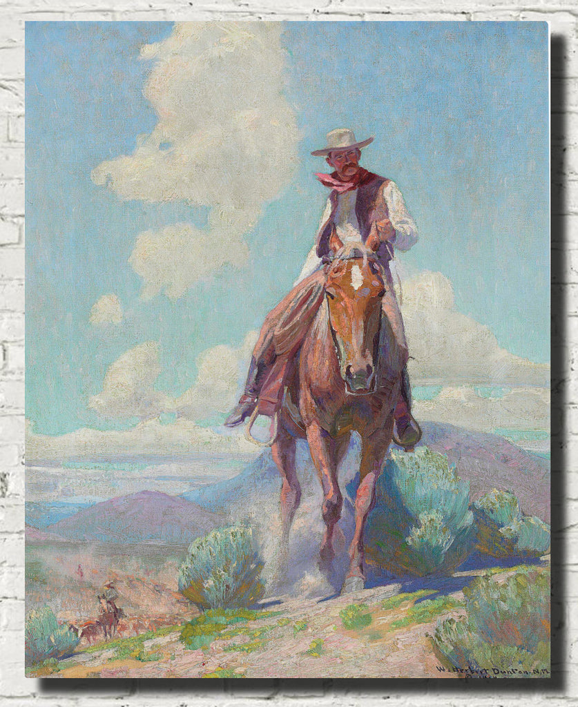 William Herbert Dunton Fine Art Print : The Trail Foreman