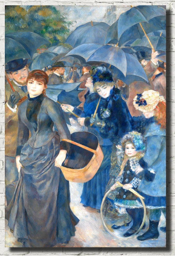Renoir, Impressionist Fine Art Print, The Umbrellas