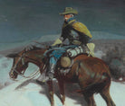 William Herbert Dunton Fine Art Print : The Vidette, Custer Trooper