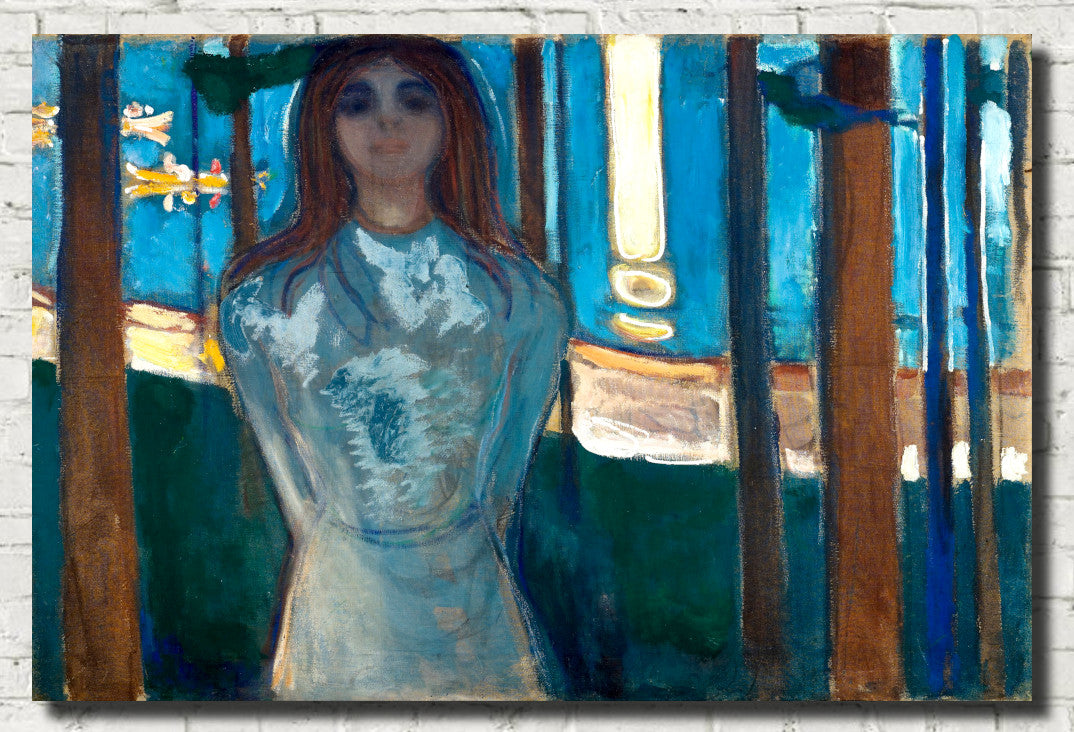 Edvard Munch Fine Art Print, The Voice, Summer Night
