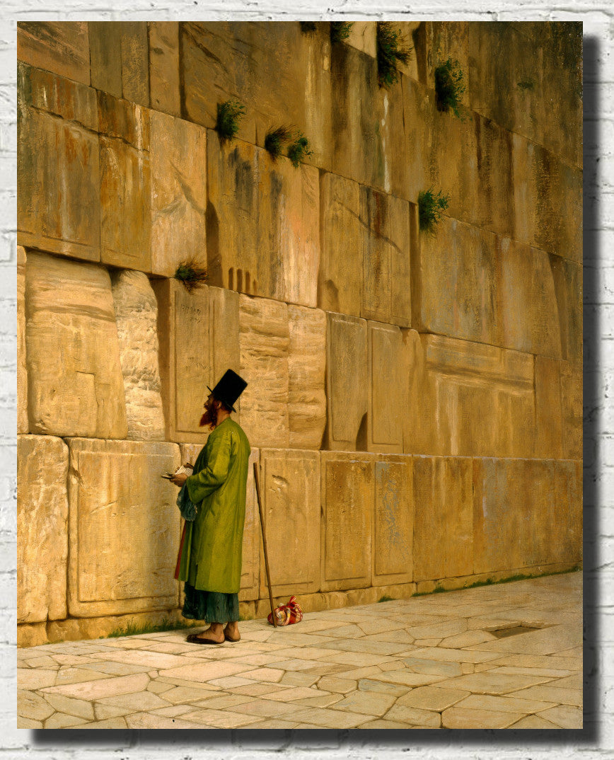 Jean-Léon Gérôme Fine Art Print : The Wailing Wall