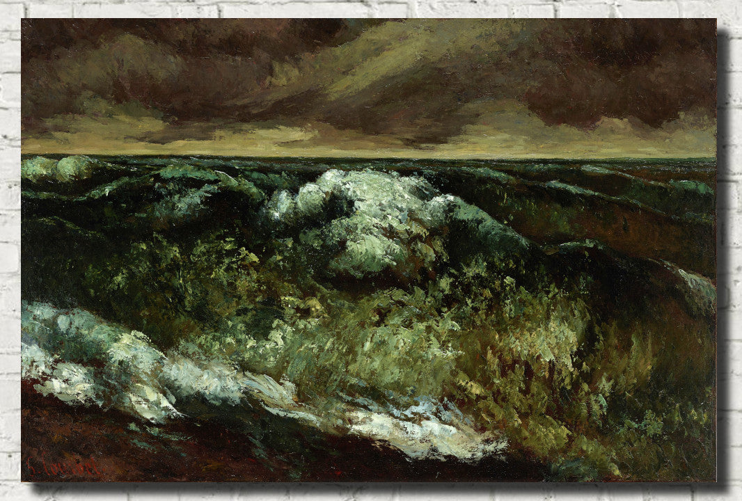 Gustave Courbet Fine Art Print, The Wave