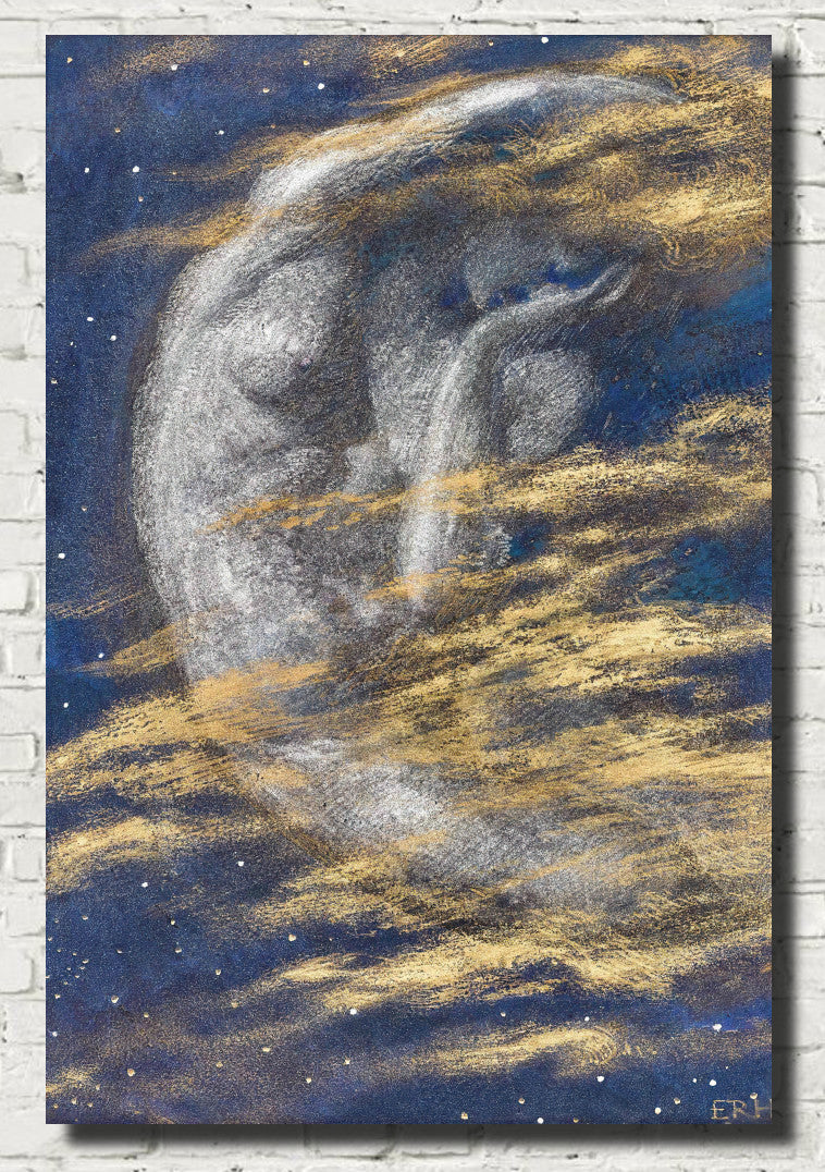 The Weary Moon, Edward Robert Hughes Fine Art Print