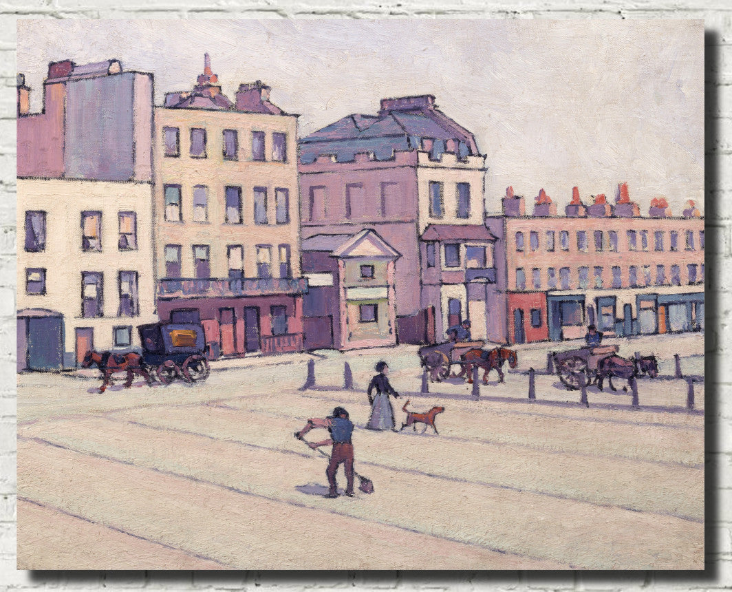 The Weigh House, Cumberland Market, Robert Polhill Bevan Fine Art Print