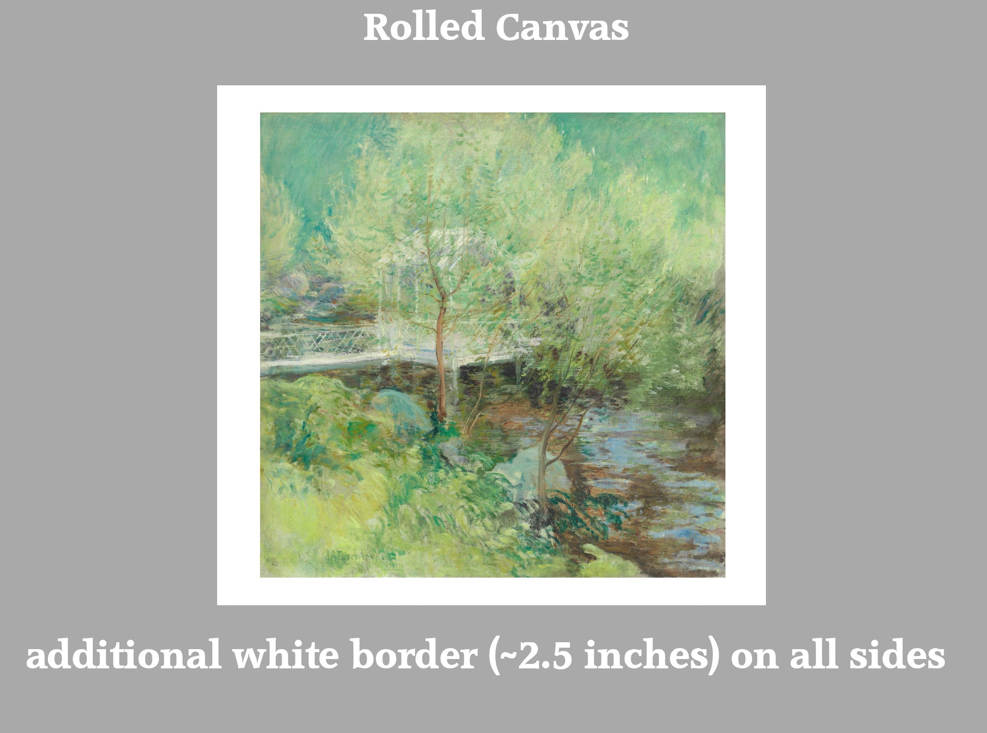 The White Bridge, John Henry Twachtman