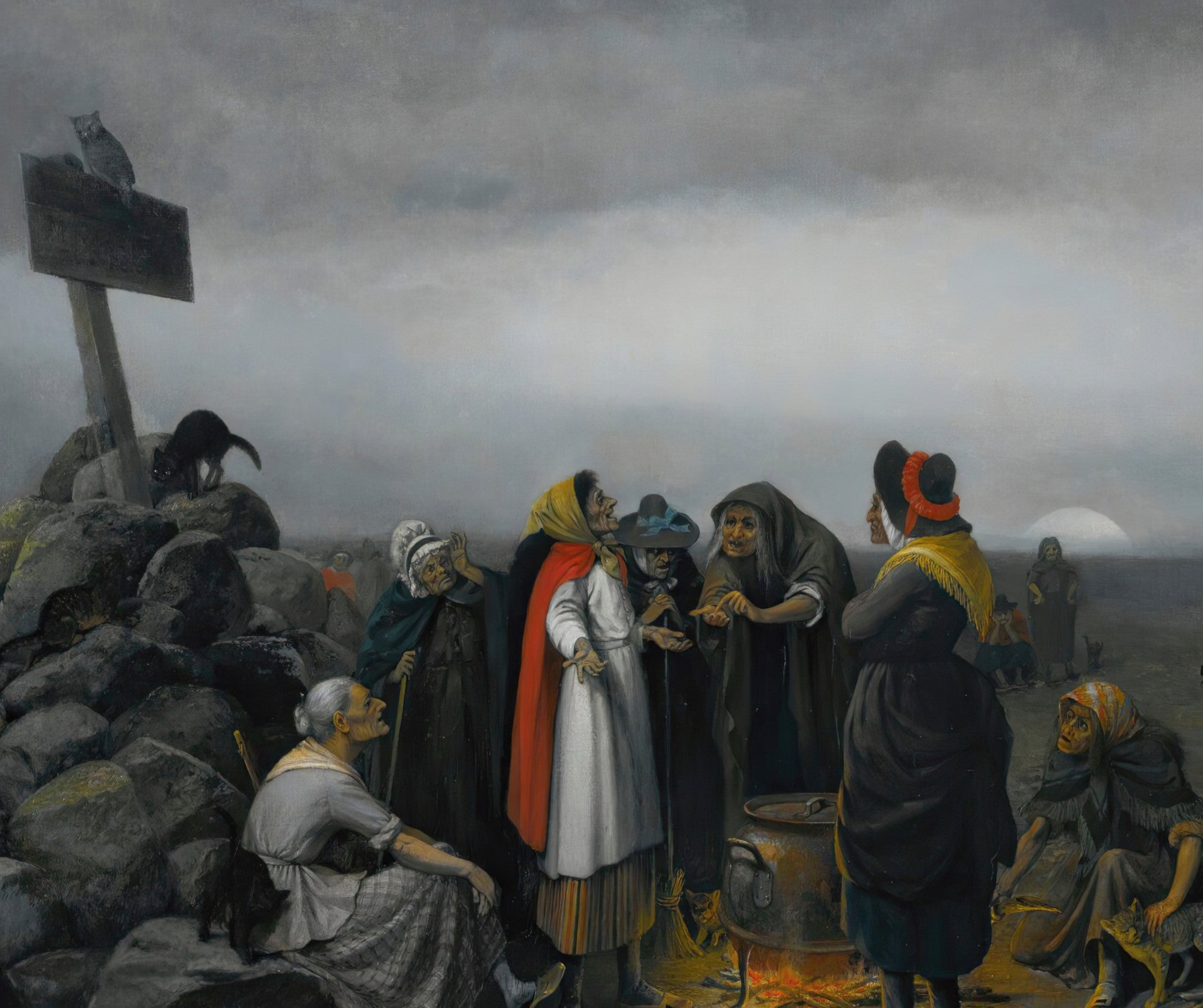 The Witches Convention, William Holbrook Beard Fine Art Print