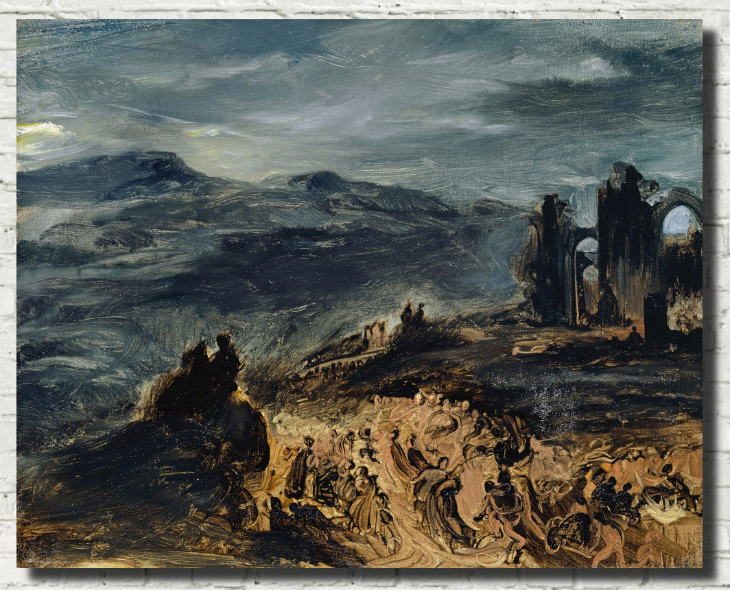 The Witches’ Sabbath, Eugène Delacroix Fine Art Print
