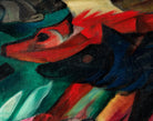 Franz Marc Abstract Fine Art Print, The Wolves (Balkan War)