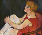 Suzanne Valadon Fine Art Print : The Woman in White Stockings