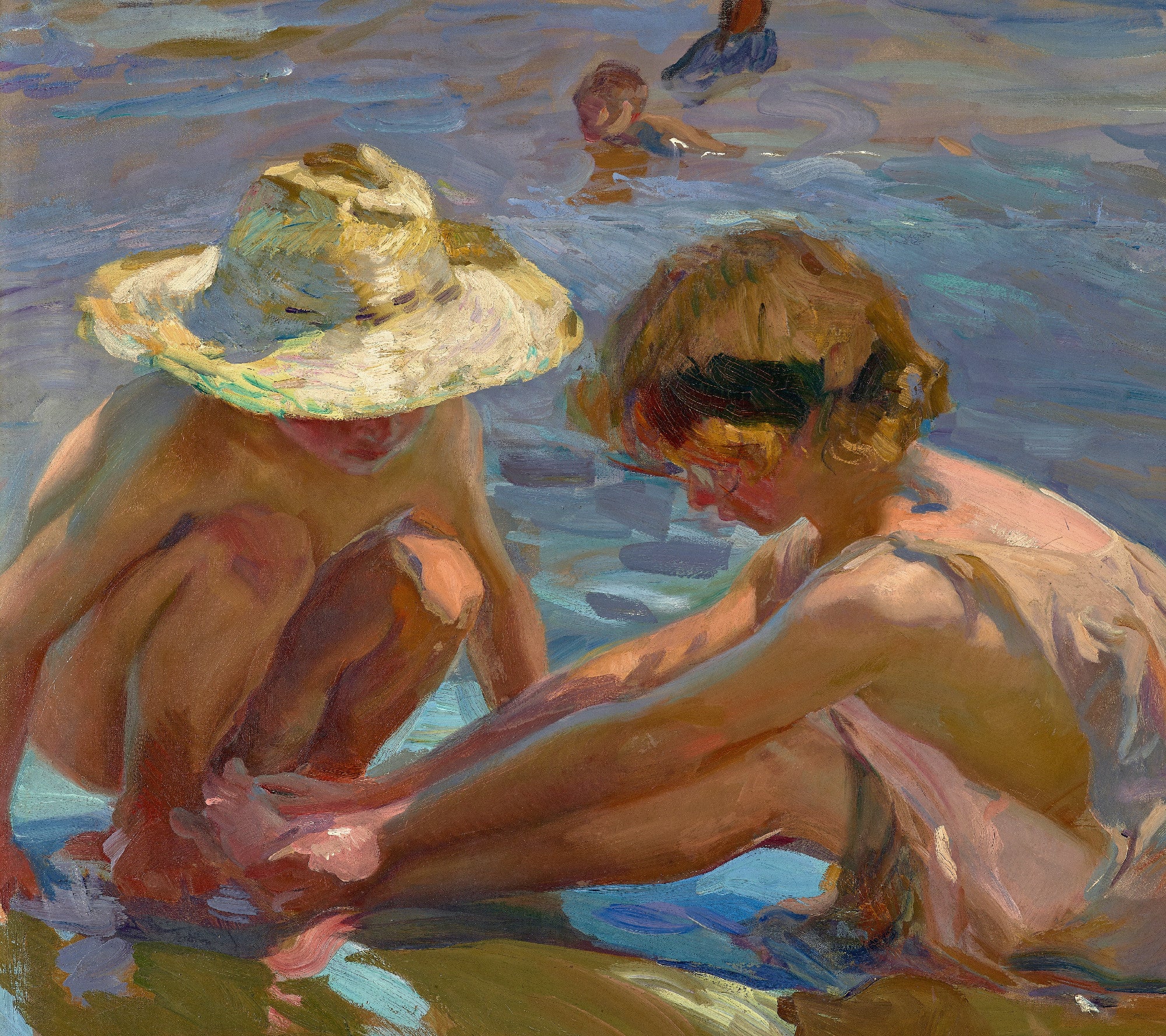The Wounded Foot, Joaquín Sorolla Fine Art Print