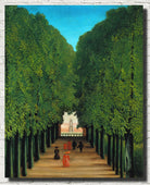 Henri Rousseau, Post- Impressionist Fine Art Print, Avenue in the Park