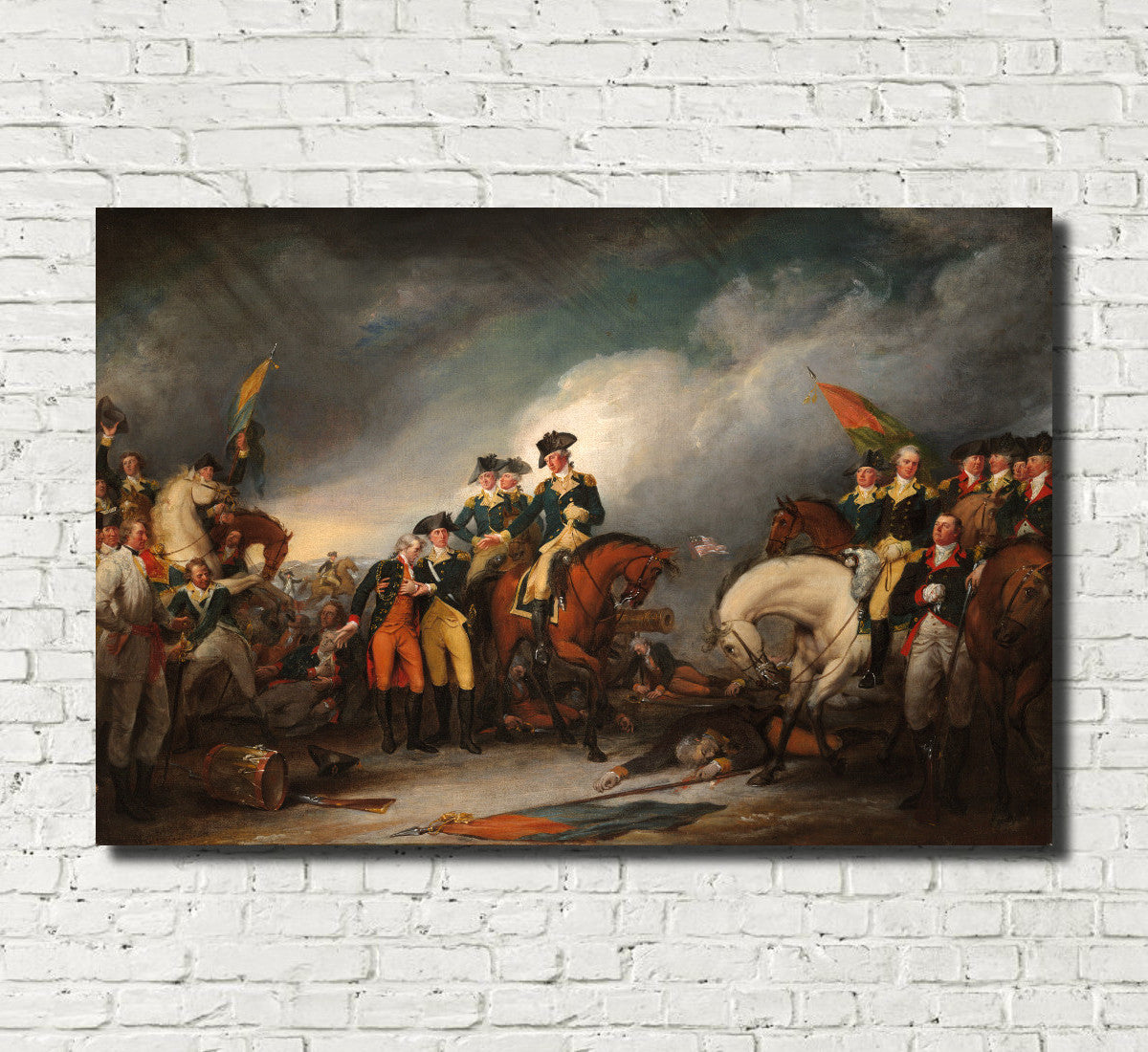 John Trumbull Fine Art Print: Capture of the Hessians
