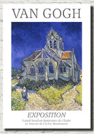 Vincent Van Gogh Exhibition Poster, The Church, Auvers-sur-Oise, View from the Chevet