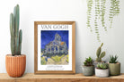 Vincent Van Gogh Exhibition Poster, The Church, Auvers-sur-Oise, View from the Chevet