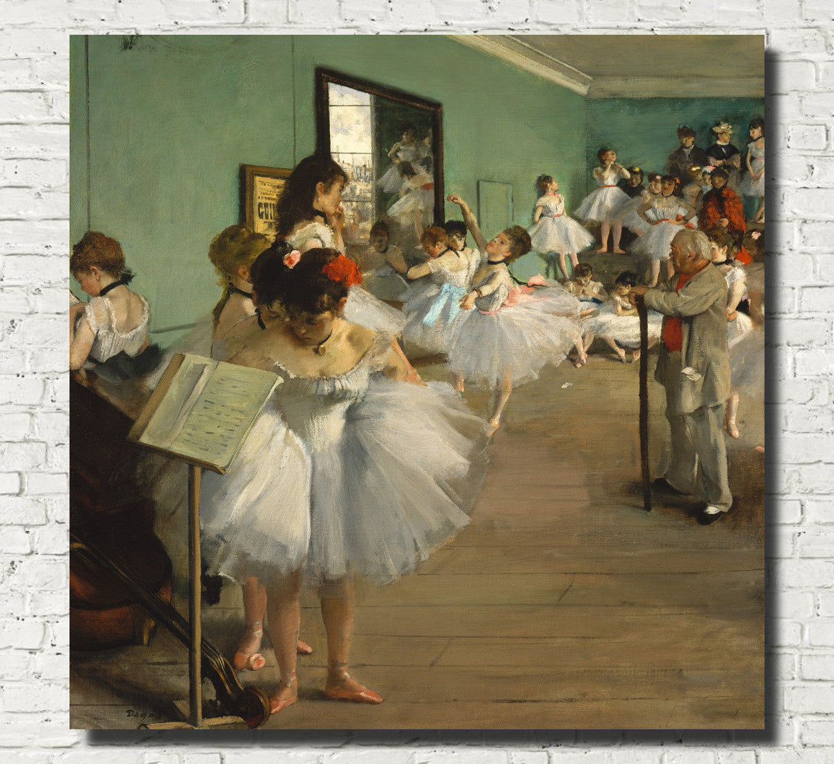 Edgar Degas, French Fine Art Print :  The Dance Class