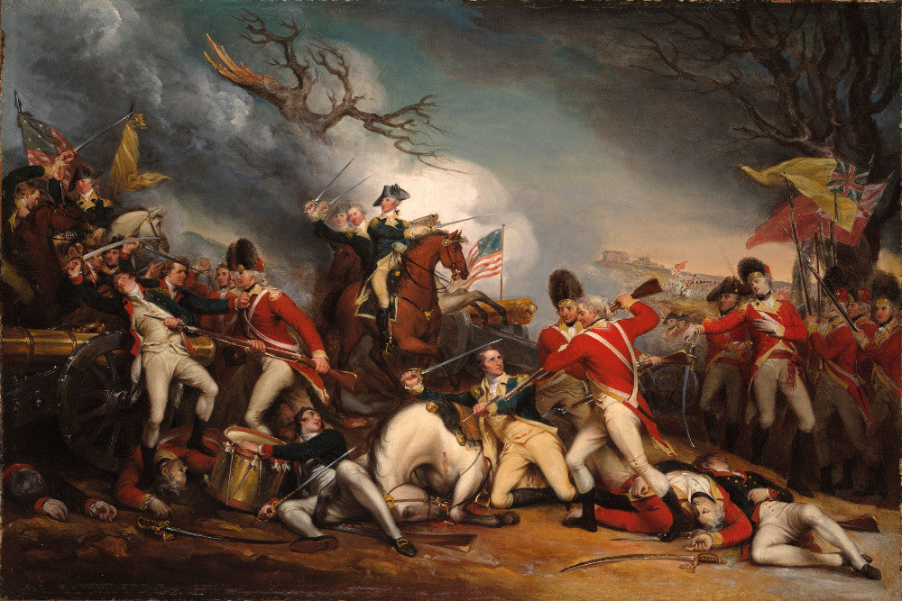 John Trumbull Fine Art Print: Death of General Mercer
