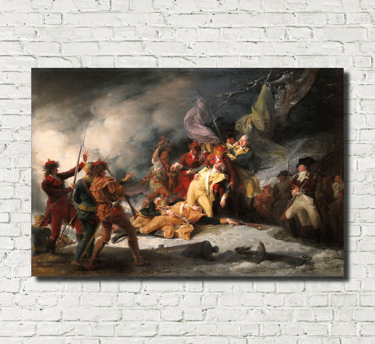 John Trumbull Fine Art Print: Death of General Montgomery