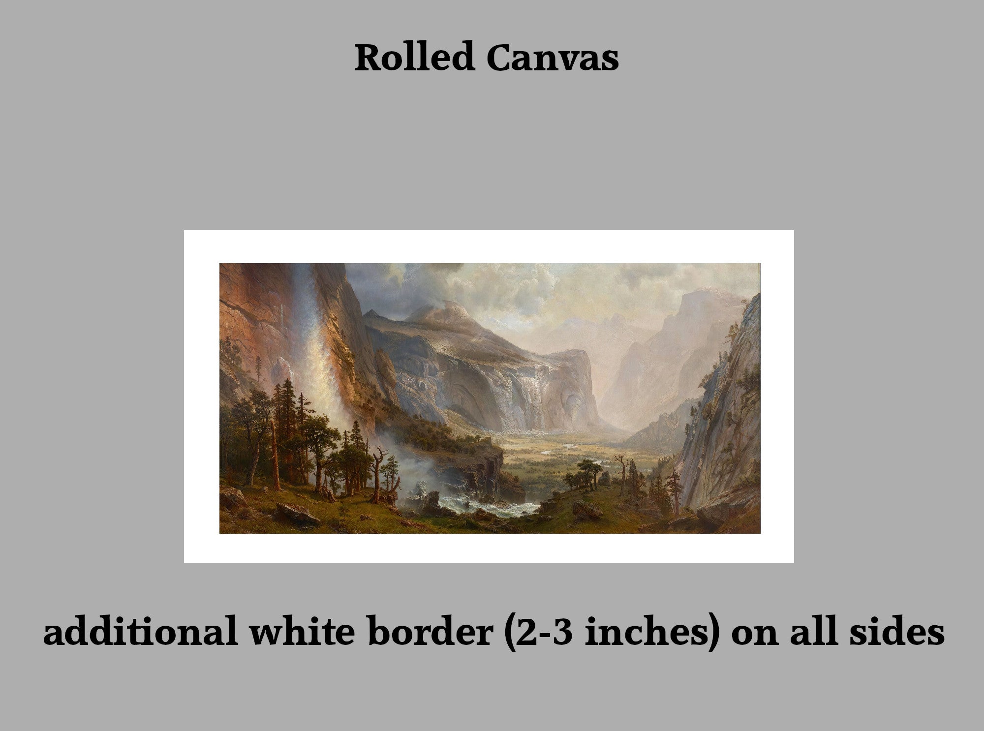 The Domes of The Yosemite, Albert Bierstadt