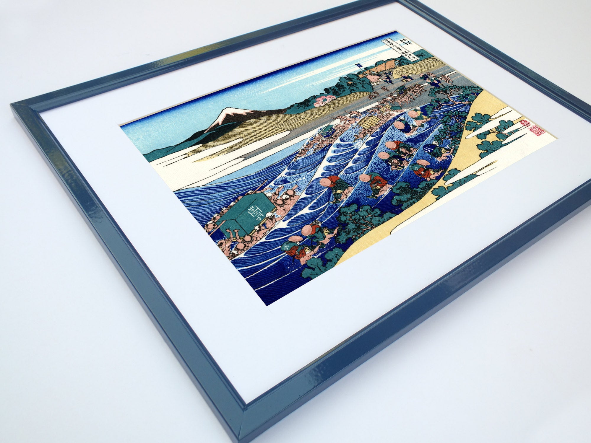 36 Views of Mount Fuji, The Fuji from Kanaya on the Tokaido, Katsushika Hokusai, Japanese Print