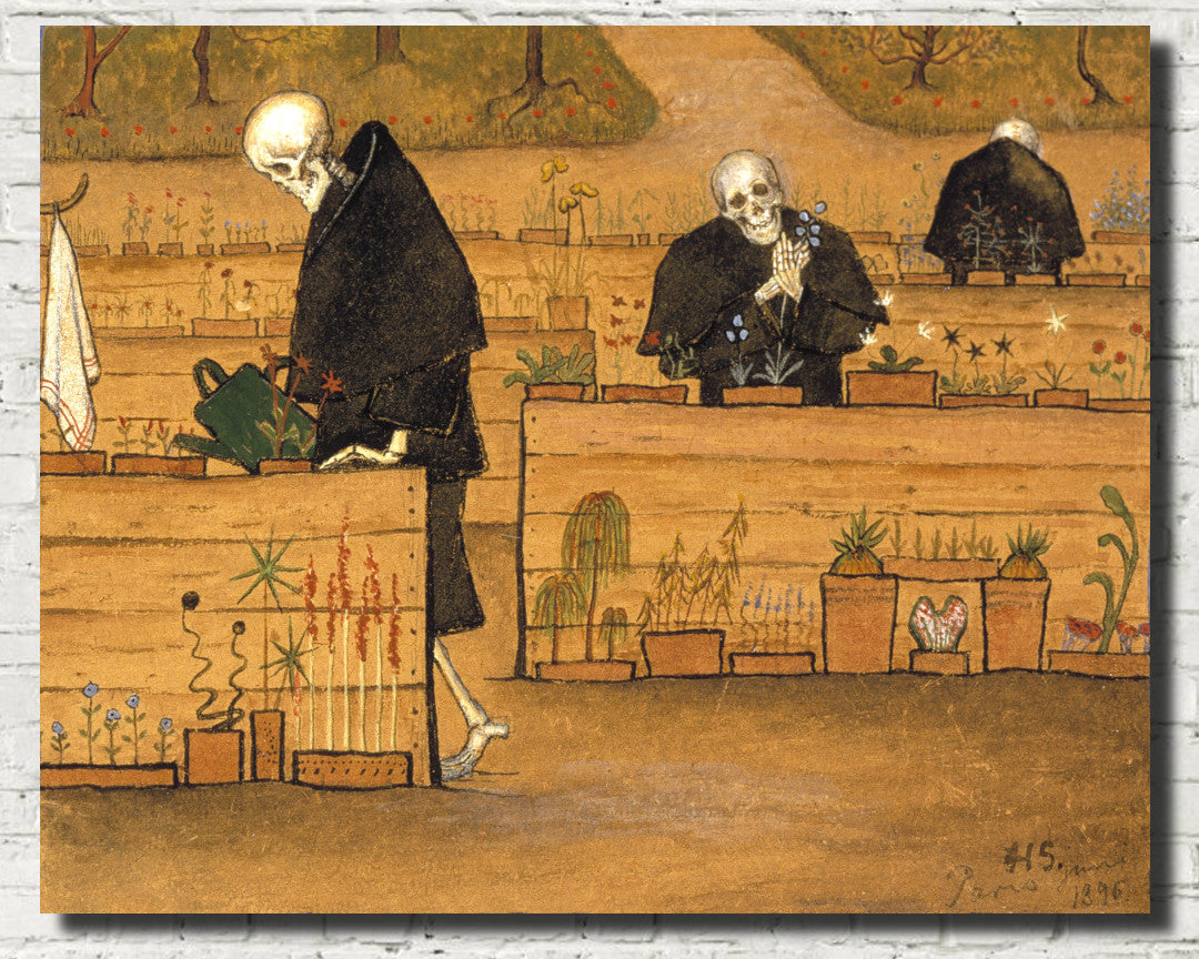 Garden of Death, Hugo Simberg Fine Art Print