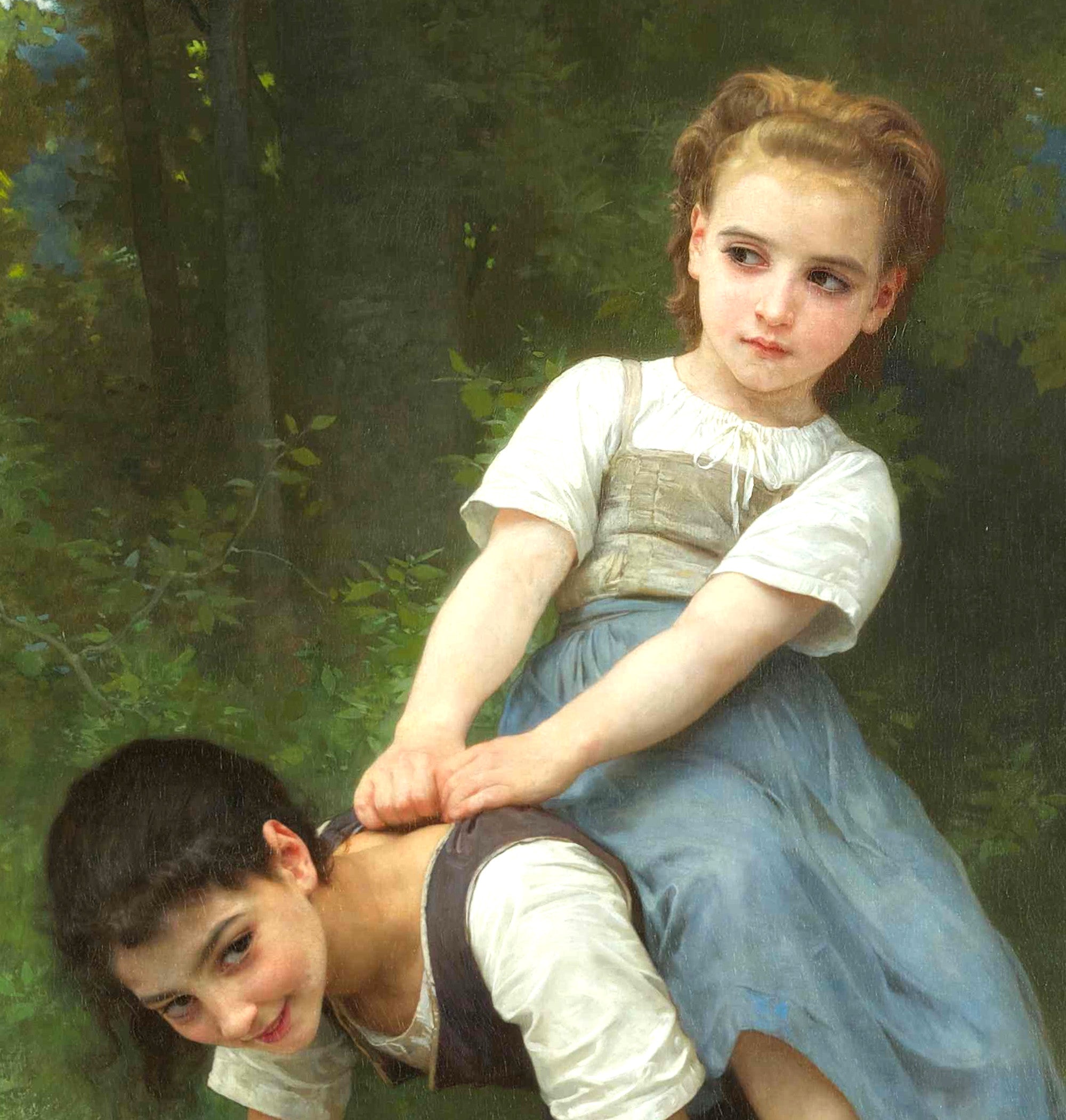 William-Adolphe Bouguereau, Fine Art Print : Horseback Ride
