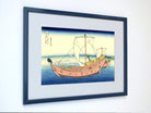 36 Views of Mount Fuji, The Kazusa Province Sea Route, Katsushika Hokusai, Japanese Print