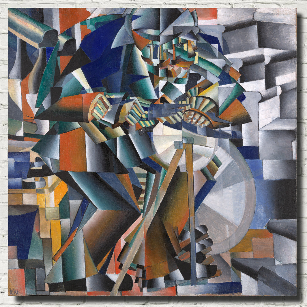 Kazimir Malevich Fine Art Print, The Knife Grinder