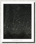 Étienne Léopold Trouvelot Fine Art Print, The November Meteors
