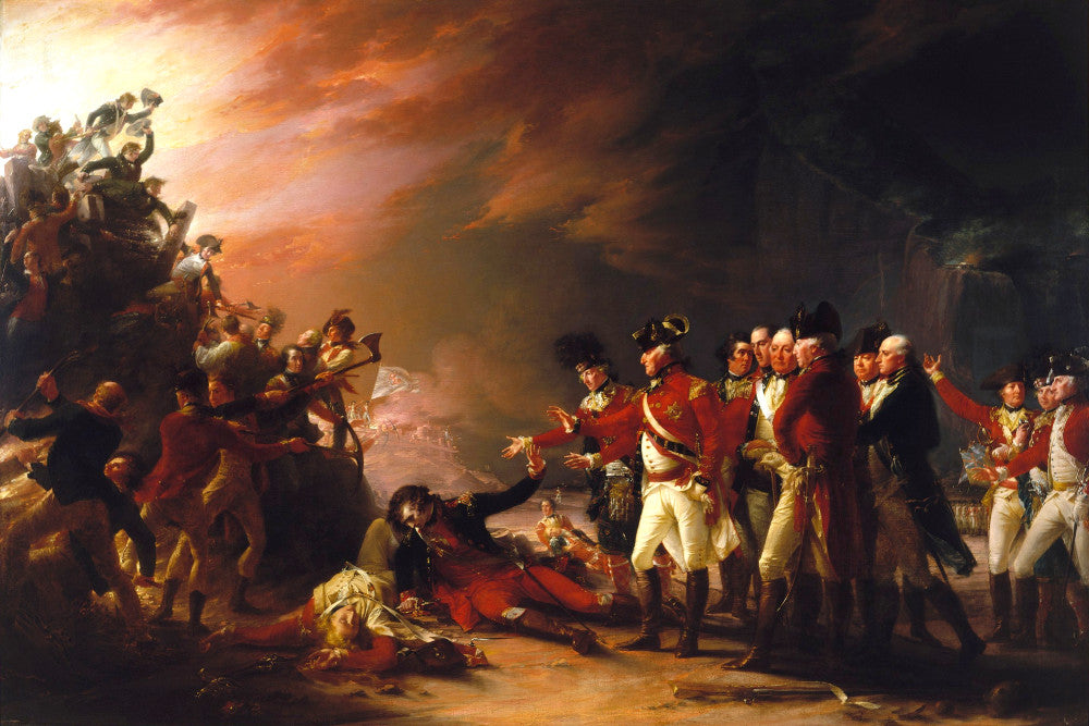John Trumbull Fine Art Print: Sortie Garrison of Gibraltar