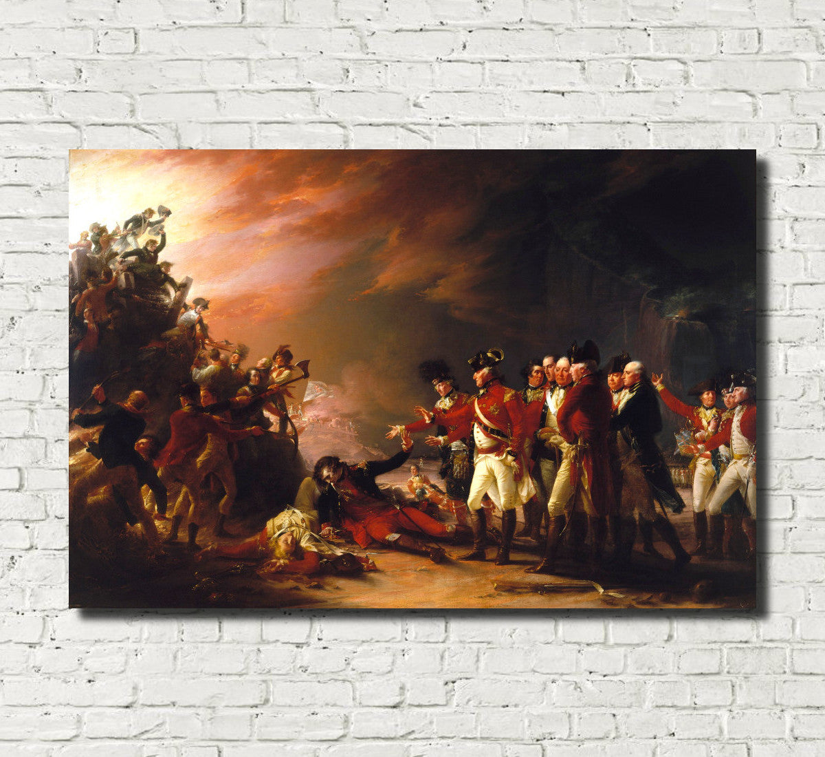 John Trumbull Fine Art Print: Sortie Garrison of Gibraltar